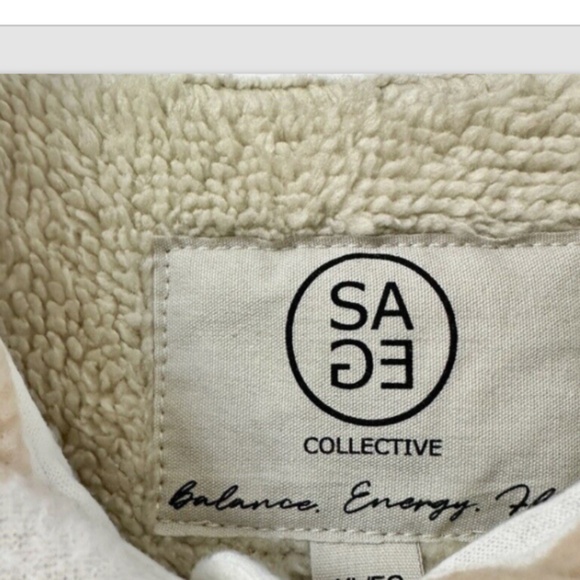 Sage Ladies' Plush Shirt Jacket Shacket Plush Soft Sherpa Lined NEW - Picture 10 of 11